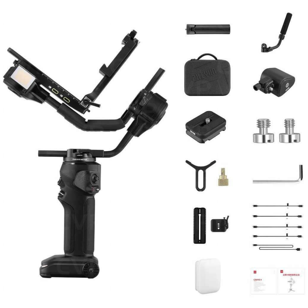 Tay Cầm Chống Rung Gimbal Zhiyun Crane 4 | Hàng Chính Hãng | Bảo Hành 12 Tháng