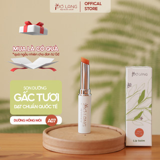 Son dưỡng môi Pơ Lang dưỡng hồng môi từ trái gấc MÀU VÀNG CAM nguyên bản, an toàn cho mẹ bầu và trẻ nhỏ