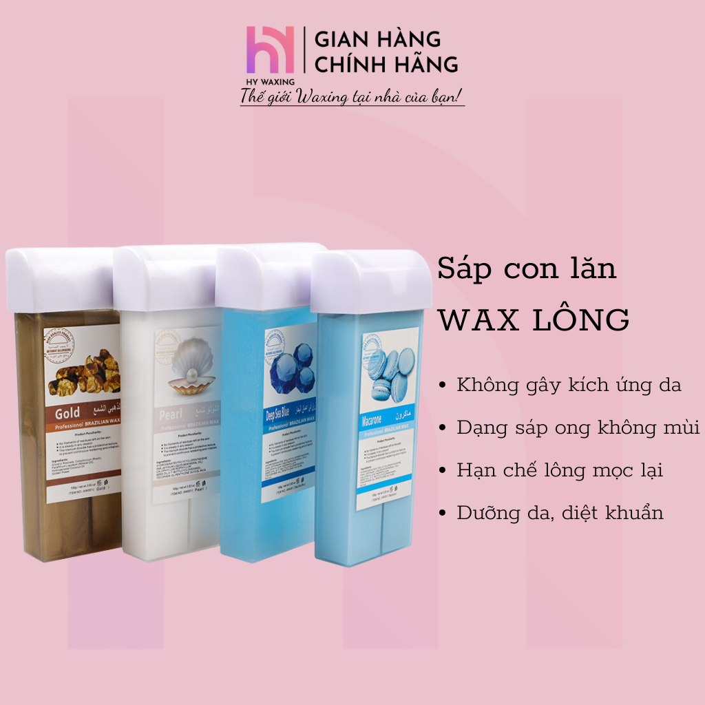 Thanh Sáp Nóng Wax Lông Dạng Con Lăn Nhỏ Gọn, Tẩy Lông Toàn Thân An Toàn HY WAXING 972