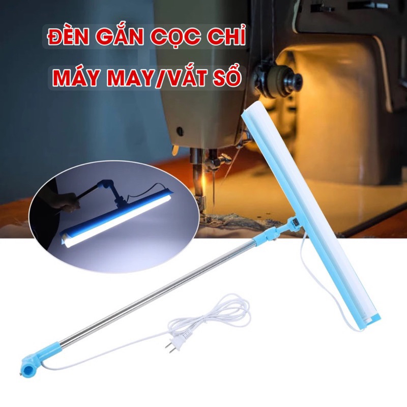 Đèn cọc chỉ dạng bóng Led máy may, máy vắt sổ công nghiệp