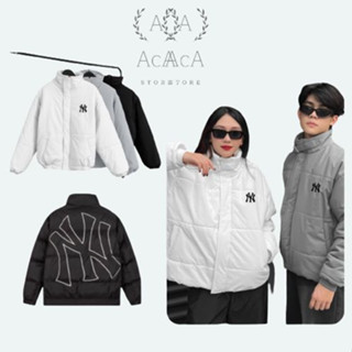 Áo Phao MLB Chính Hãng Nam Nữ Cao Cấp Logo Thêu , Áo khoác phao béo NY hàng xịn chất dày dặn siêu đẹp ACA _STORE