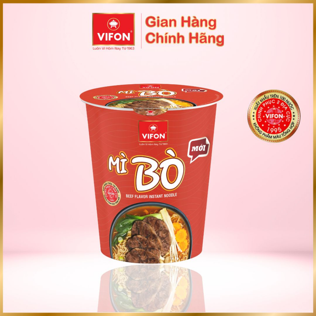 Set 8 Ly mì VIFON Lẩu Thái Tomyum/ Lẩu Thái Tôm/ Tôm chua cay/ Bò/ Gà/Chay Sala/ Chay lẩu thái 60gr/ ly