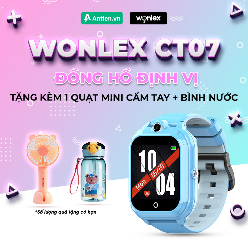 Đồng hồ định vị Wonlex CT07 chính hãng bảo hành 12 tháng