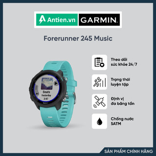 Đồng hồ thông minh theo dõi sức khỏe Garmin Forerunner 245 Music Chính hãng