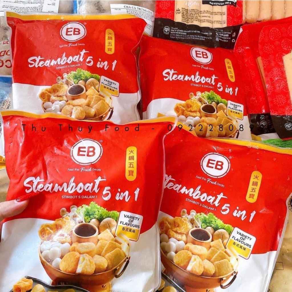 Viên thả lẩu 5 trong 1 500g