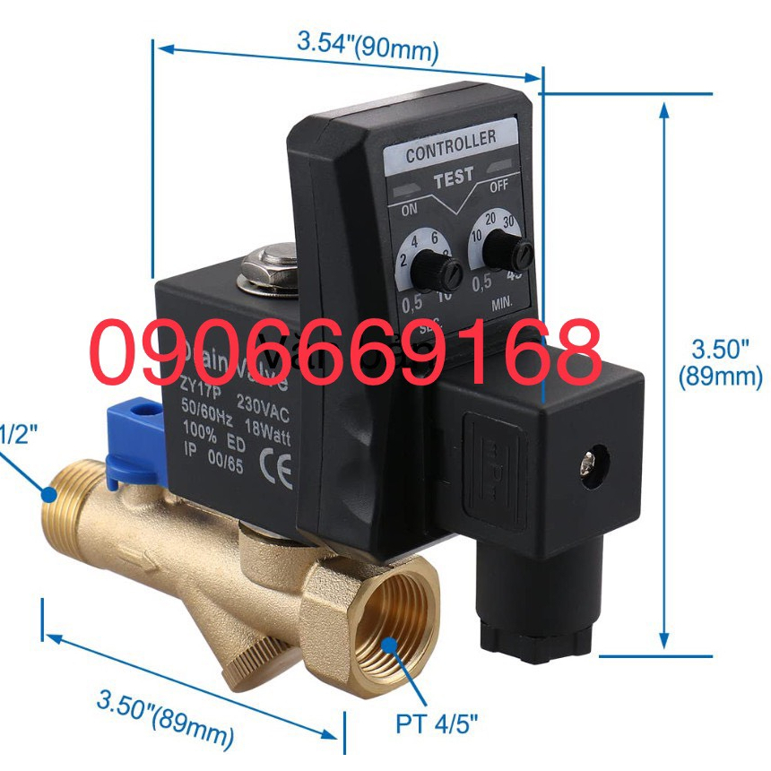 Van Xả Nước Tự Động ZY17P Electronic Auto Drain