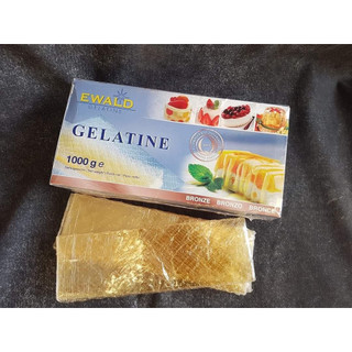 Lá gelatin Ewald nhập khẩu Đức, lá Gelatin làm bánh, thạch, kẹo chop bé