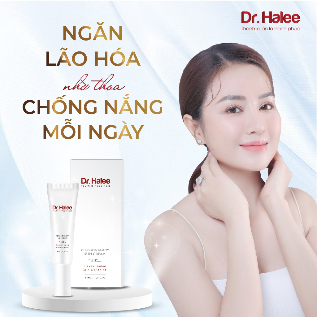 Kem Chống Nắng Nâng Tone Dr.Halee Sun Cream 10ml SPF50+