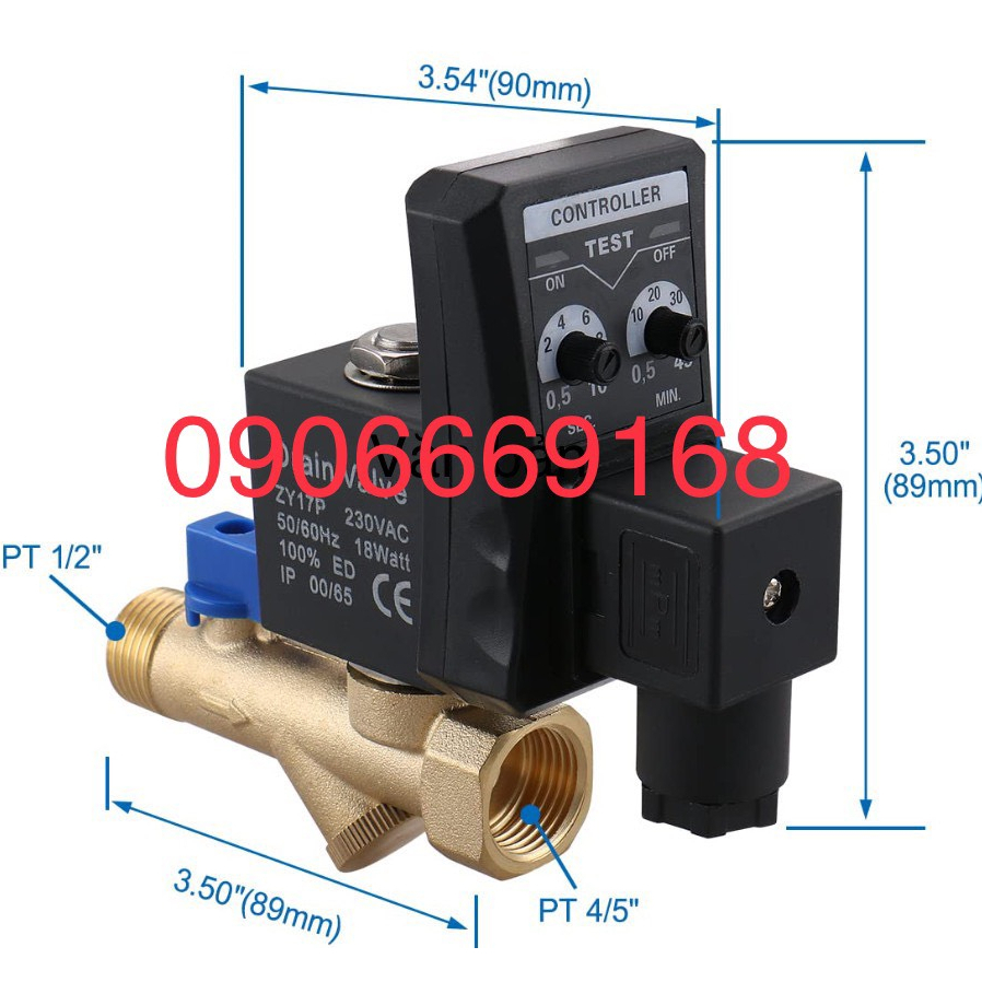 Van Xả Nước Tự Động ZY17P Electronic Auto Drain