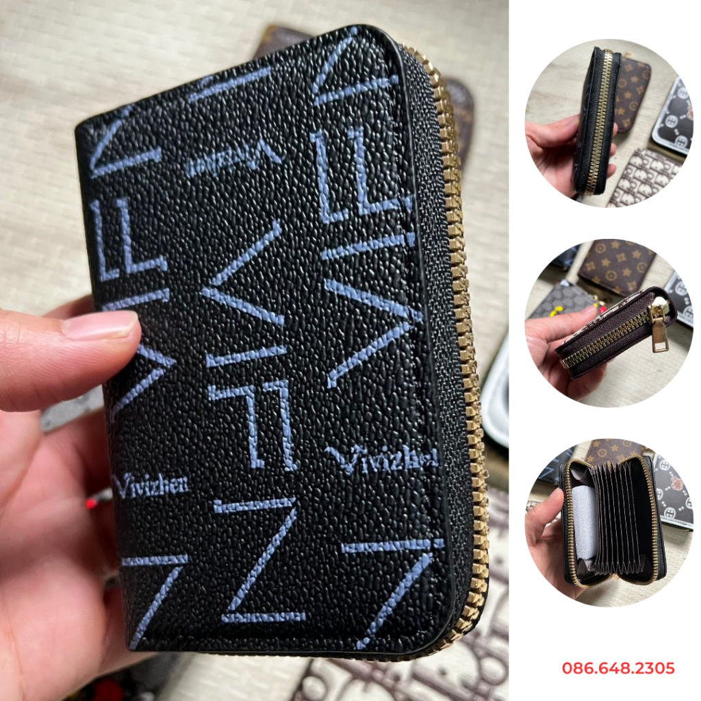 Ví nữ đẹp giá rẻ ngắn cầm tay mini nhỏ gọn bấm cúc dễ thương cute nhiều ngăn bỏ túi thời trang đơn màu VI MỘT MÀU