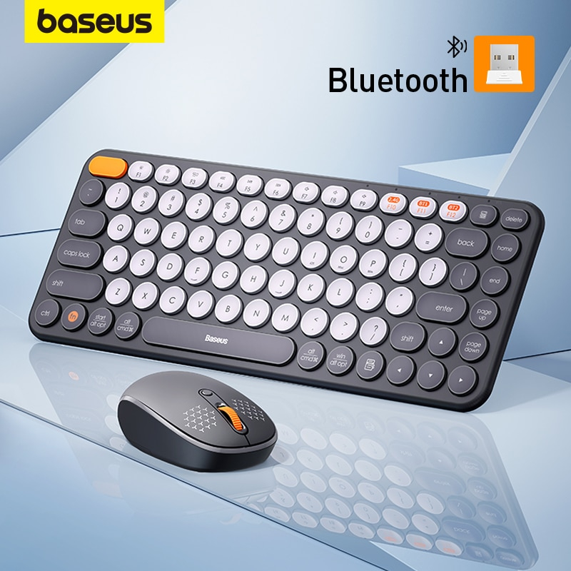 Bàn Phím Không Dây Baseus Creator Wireless Tri-Mode Keyboard cho Laptop M.a.c.b.o.o.k i.P.a.d ( 2.4Ghz Bluetooth,