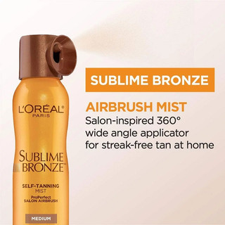 [Nâu đậm] Xịt nâu da L'oreal sublime bronze self-tanning mist tại Pretty Cosmetics 130g (Mỹ)