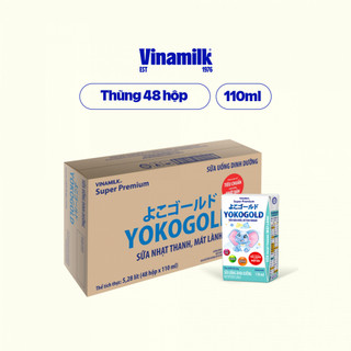 Sữa bột pha sẵn YOKOGOLD - Thùng 48 hộp 110ml