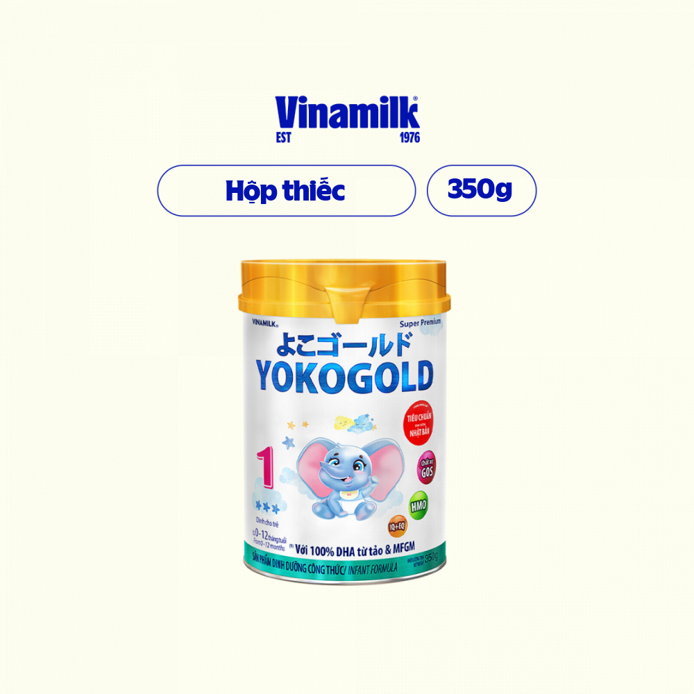 Hộp Sữa bột YOKO GOLD 1 350g (cho trẻ từ 0 - 1 tuổi)