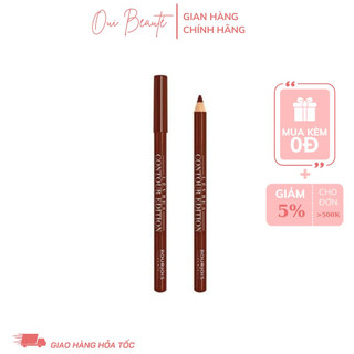 Chì kẻ viền môi Bourjois Crayon Levres Effet Barriere Contour Edition màu 12 Chocolate Chip fullbox 1.14g Ouibeaute