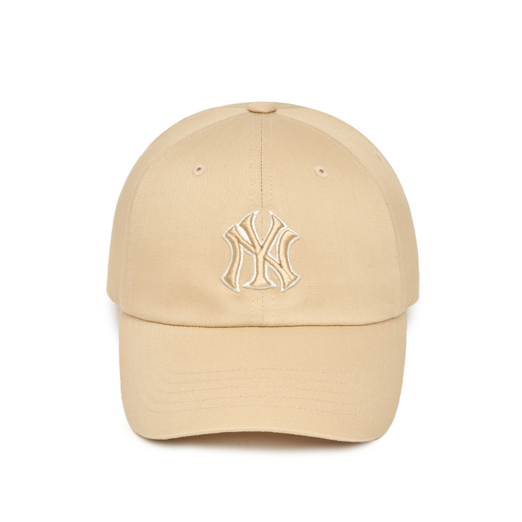 Mũ nón lưỡi trai MLB logo thêu NY phong cách basic nhiều màu năng động