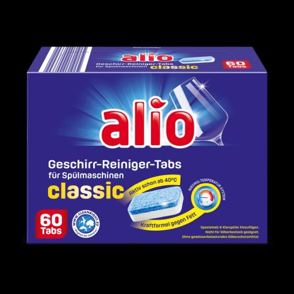 Viên rửa bát Alio 60 viên  ( NK Đức )