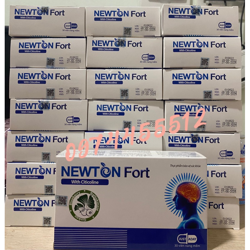 NEWTON FORT hộp 30 viên, giúp hoạt huyết,đau đầu tiền đình
