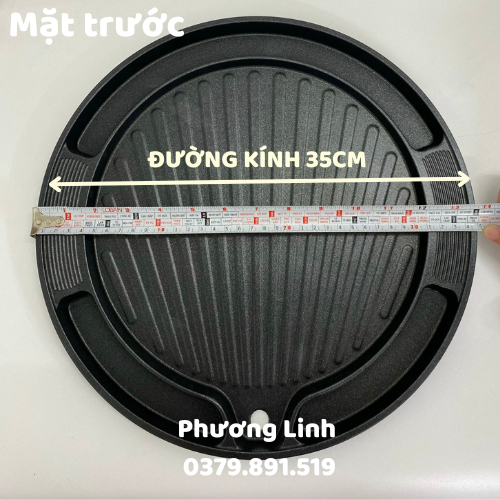 Vỉ Nướng Bếp Từ Kitchen Flower NY-3563 35 CM Siêu Bền Dẫn Nhiệt Tốt - Hàng Chính Hãng Bảo Hành 24 Tháng