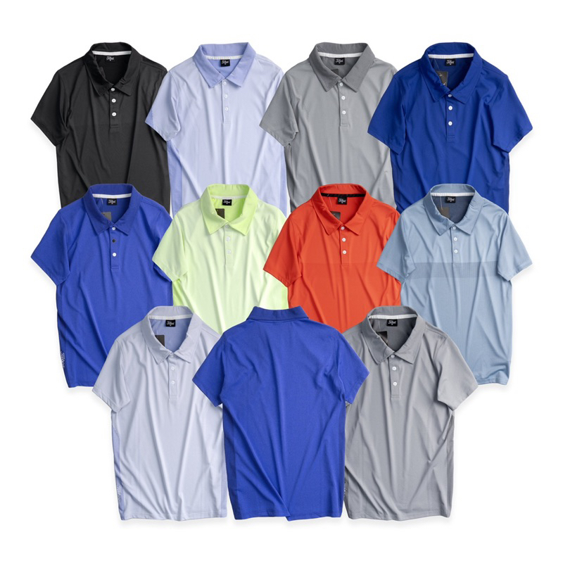 Áo Thun Thể Thao GOLF Chất Vải Mè Kim Công Ty Co Giãn 4 Chiều Mỏng Nhẹ, Thoát Mồ Hôi Tốt và Nhanh Khô.