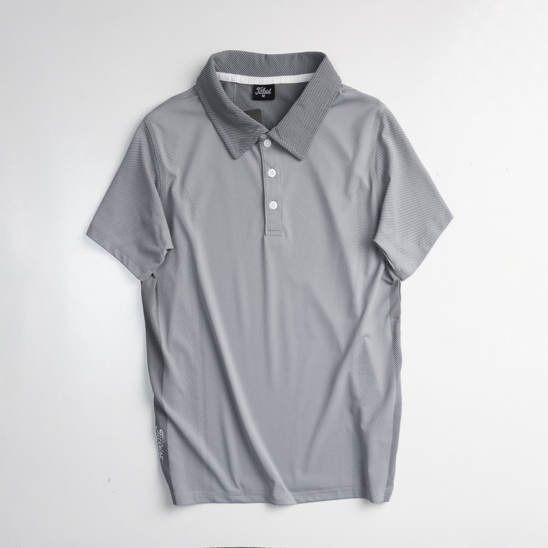 Áo Thun Thể Thao GOLF Chất Vải Mè Kim Công Ty Co Giãn 4 Chiều Mỏng Nhẹ, Thoát Mồ Hôi Tốt và Nhanh Khô.