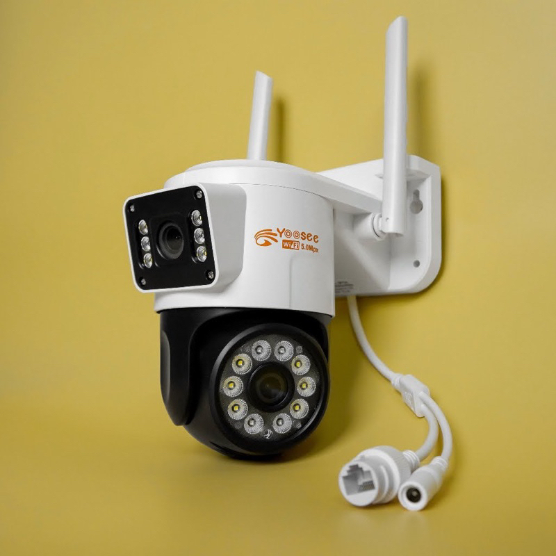 CAMERA YOOSEE 2 KHUNG HÌNH NGOÀI TRỜI Q16D PRO , ĐỘ PHÂN GIẢI 4.0MP
