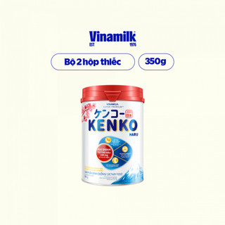 2 Hộp Sữa bột dành cho người lớn tuổi Vinamilk KenKo Haru Hộp thiếc 350g -Xương khớp khỏe, hỗ trợ đề kháng