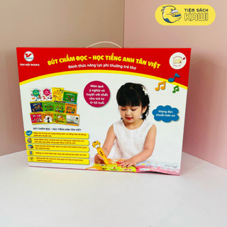 Bộ sách - Bút chấm đọc - Học tiếng Anh Tân Việt - Đánh thức năng lực trẻ thơ