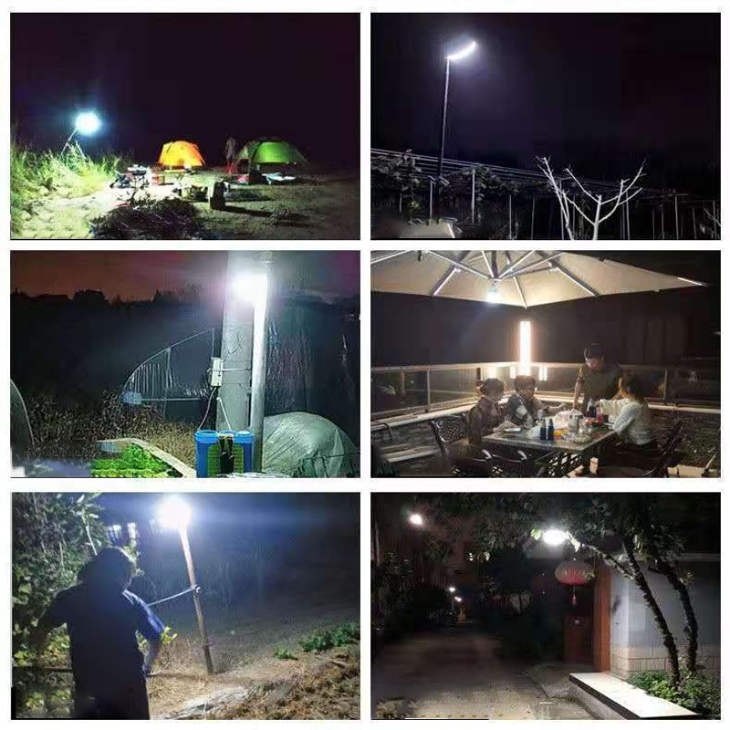 Đèn chùm sạc USB, công suất 80W, 260W, 500W, dễ mang theo, chống thấm nước, pin trâu đa năng, cáp sạc miễn phí