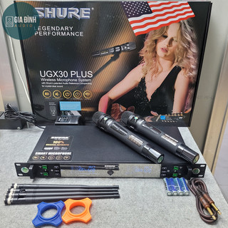 Micro không dây Shure UGX30 Plus - Sóng xa dùng tốt cho sự kiện - Nhập khẩu loại 1