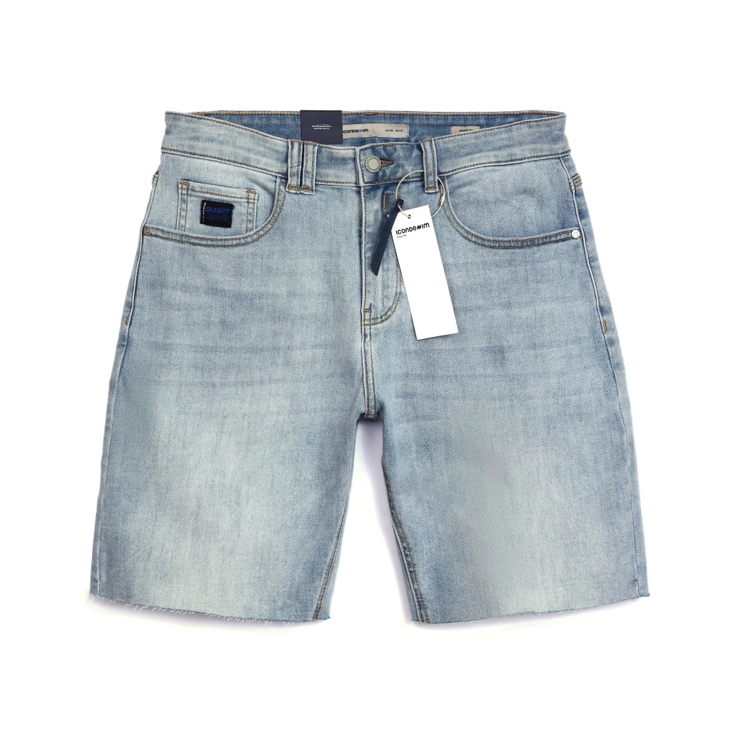 Quần Shorts Smart Jeans ICONDENIM Blue Ripped QSID0144