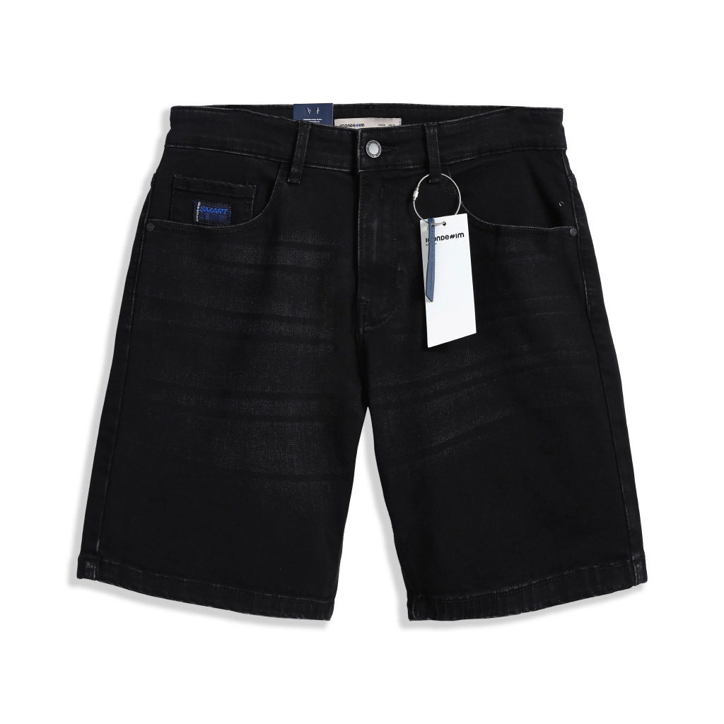 Quần Shorts Smart Jeans ICONDENIM Black-Grey Smart Fit QSID0145