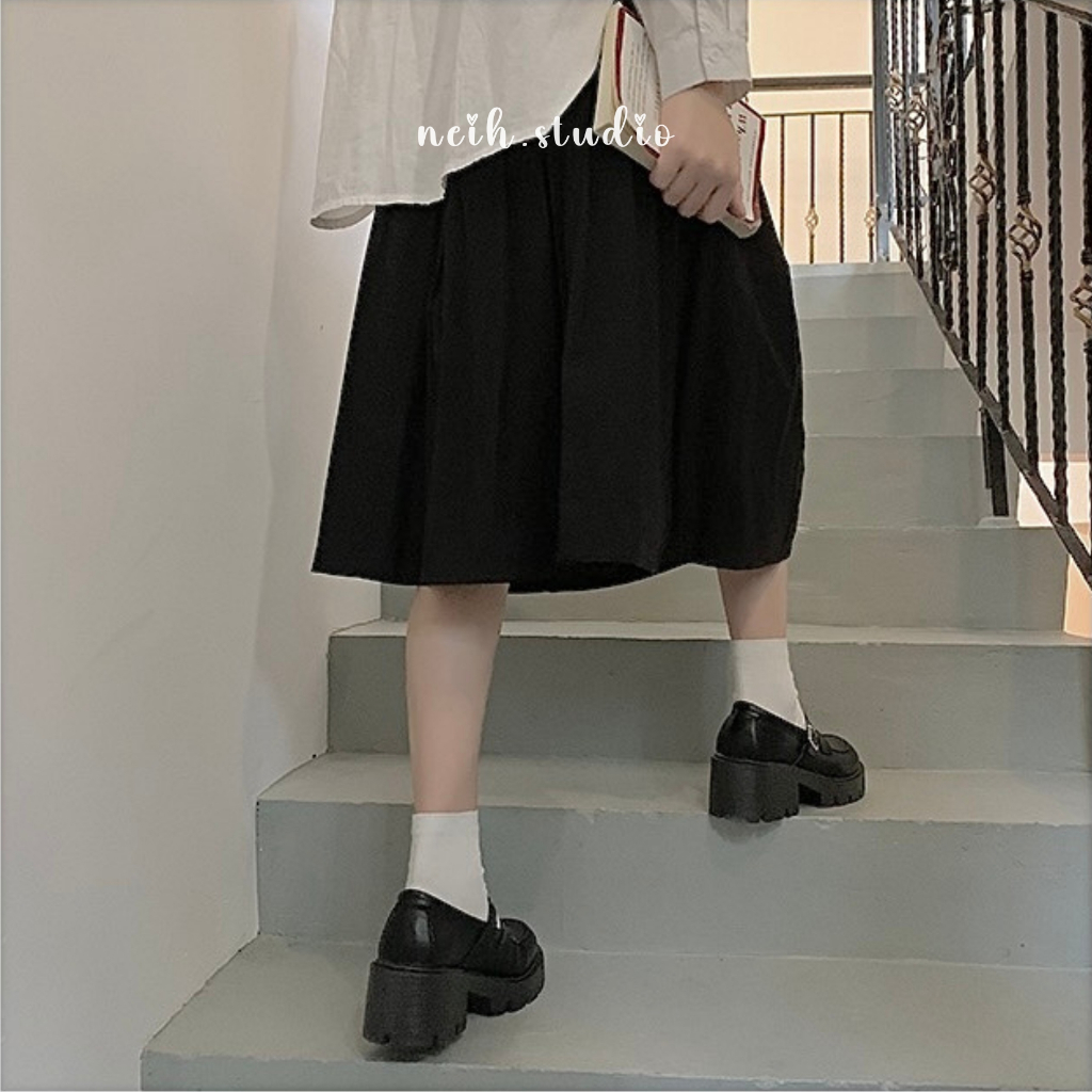 Giày Mary jane nữ sinh đế cao retro phong cách Hàn Quốc ulzzang neih.studio