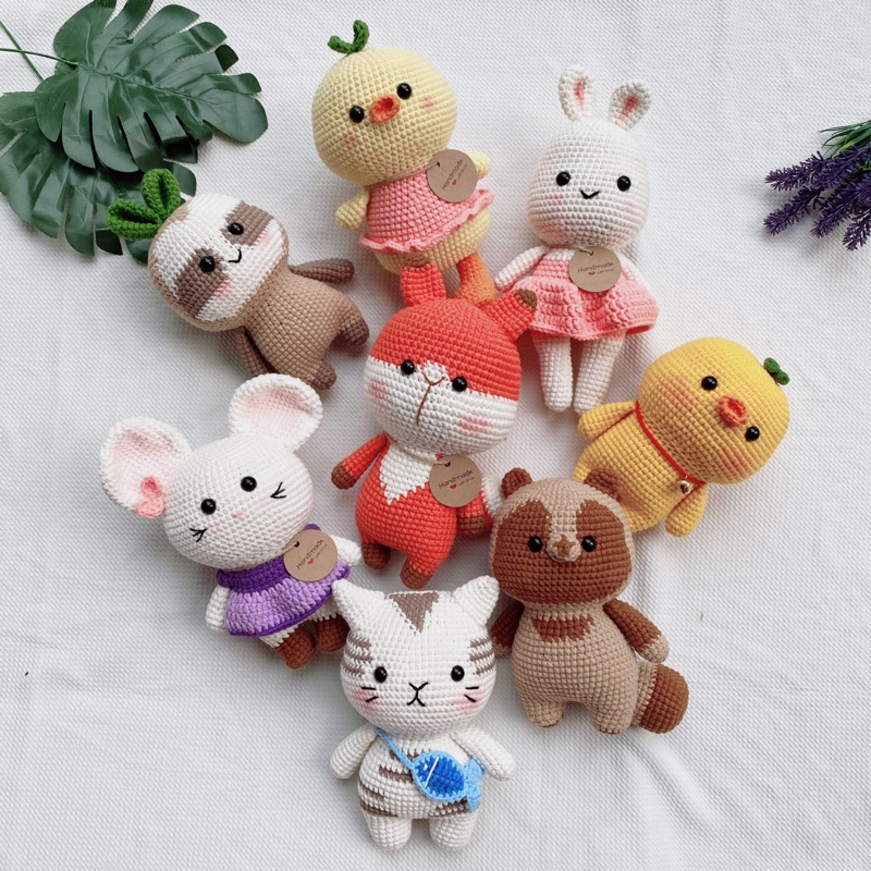Thú móc len handmade quà tặng cho bé