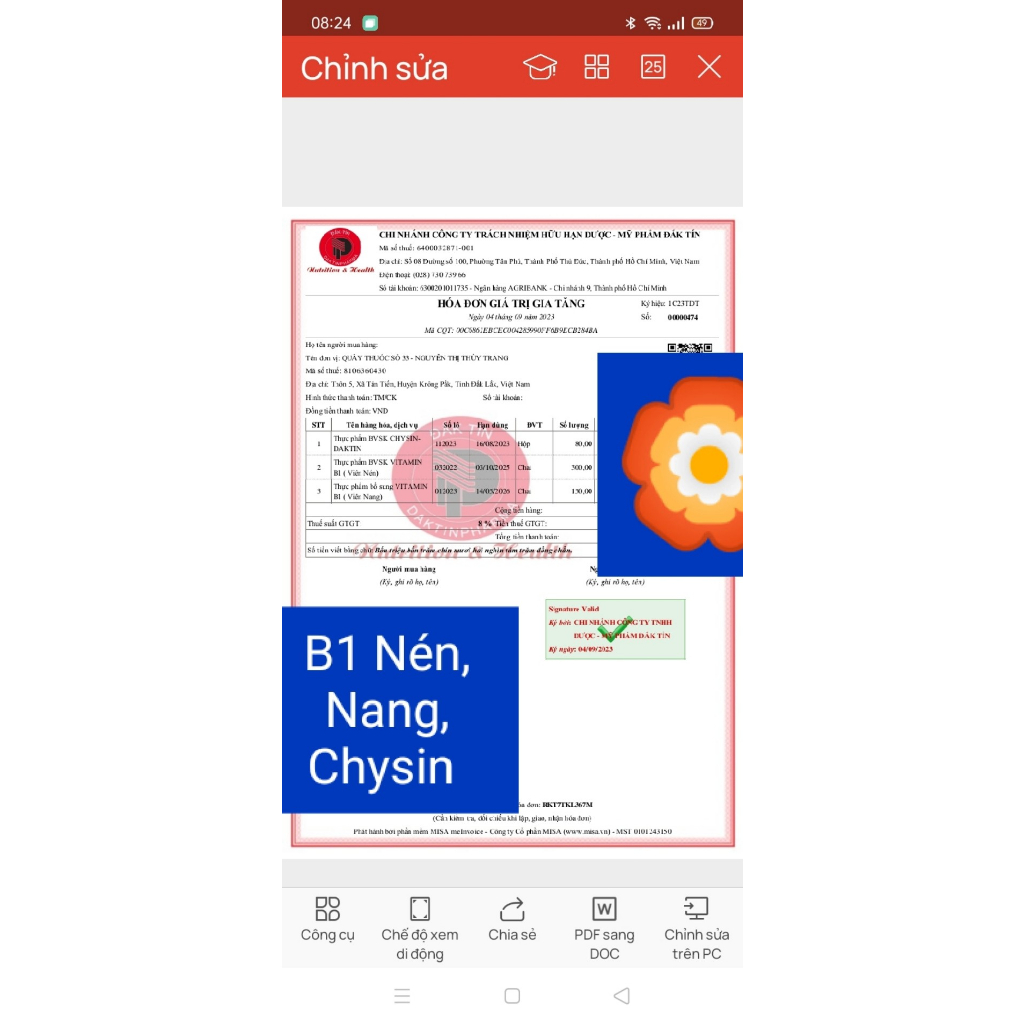 Viên uống VITAMIN B1 LỌ 100 VIÊN DAKTIN giúp ăn ngon miệng hỗ trợ trong trường hợp viêm đa dây thần kinh, tê bì tay chân