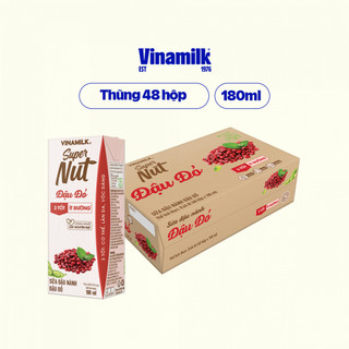 Thùng 48 hộp Sữa đậu nành Super Nut Vinamilk hạt đậu đỏ