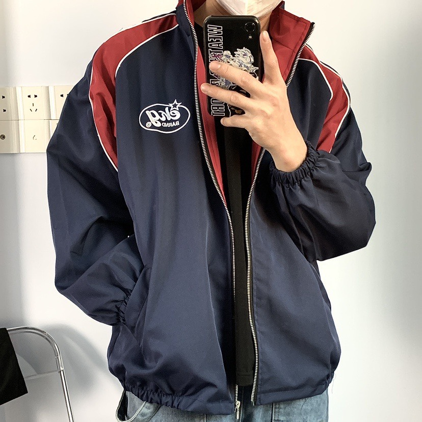 Áo Khoác Dù Cao Cấp Chuẩn Form Nam Nữ LOGO thêu , Hàng Chuẩn Y Hình , Hai Lớp Dày Dặn cao cấp siêu xịn xò Gem_store NO3