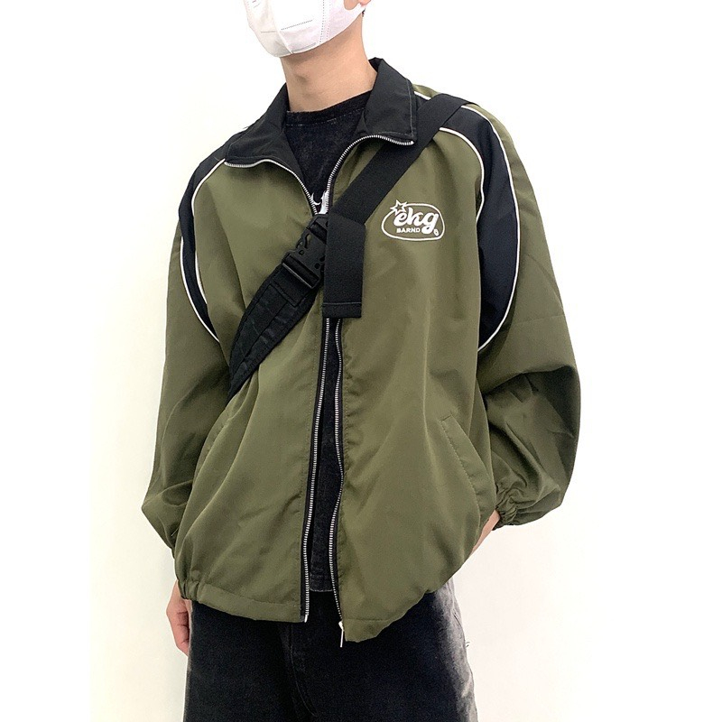 Áo Khoác Dù Cao Cấp Chuẩn Form Nam Nữ LOGO thêu , Hàng Chuẩn Y Hình , Hai Lớp Dày Dặn cao cấp siêu xịn xò Gem_store NO3