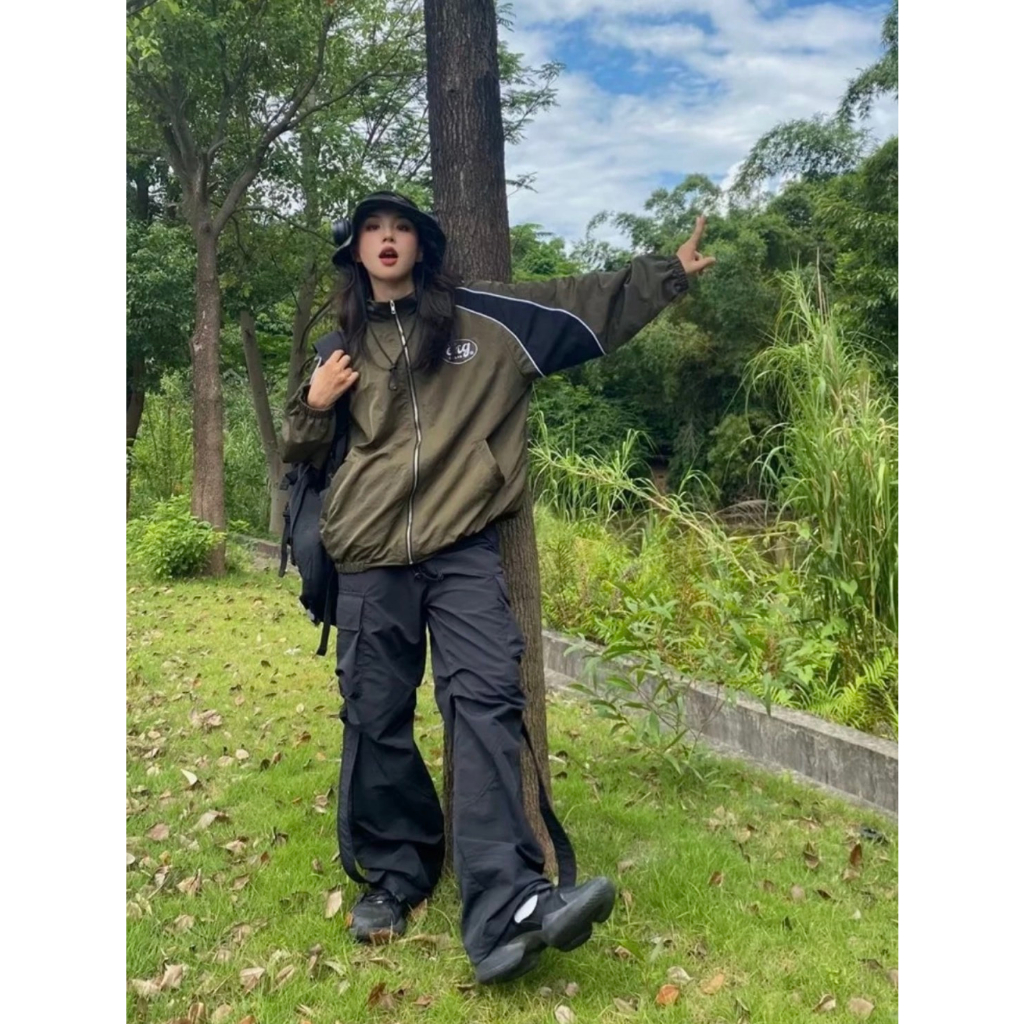 Áo Khoác Dù Cao Cấp Chuẩn Form Nam Nữ LOGO thêu , Hàng Chuẩn Y Hình , Hai Lớp Dày Dặn cao cấp siêu xịn xò Gem_store NO3