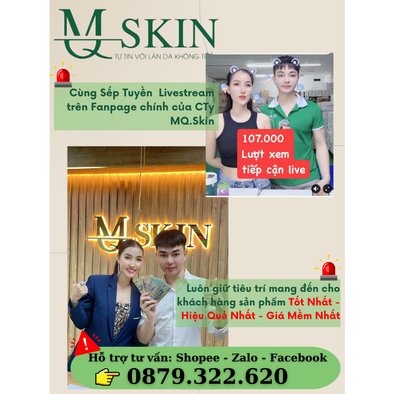 Serum căng bóng da nhân sâm MQ Skin