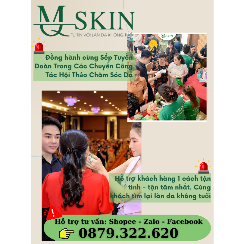 Serum căng bóng da nhân sâm MQ Skin