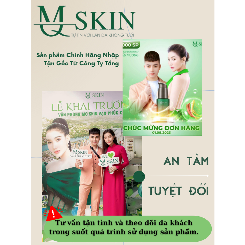 Serum căng bóng da nhân sâm MQ Skin