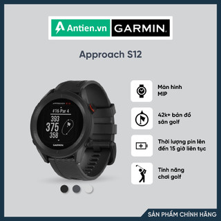 Đồng hồ thể thao, đồng hồ golf Garmin Approach S12 - Hàng chính hãng BH 12 tháng