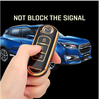 Bao da loại 1 Bao chìa khóa bằng TPU, ốp chìa khóa ô tô dùng riêng cho xe Mazda 2, M3, CX5, CX8, Mazda 6 sang trọng.