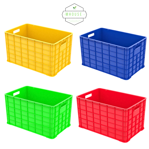 Thùng Nhựa Đặc Có Bánh Xe Kích Thước 77,8 x 49,6 x 44,7 cm