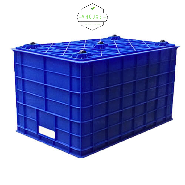 Thùng Nhựa Đặc Có Bánh Xe Kích Thước 77,8 x 49,6 x 44,7 cm