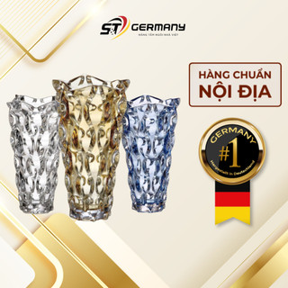 Lọ hoa pha lê bohemia samba 30.5cm nội địa séc đủ màu, bình bông thủ công cao cấp tinh tế sang trọng germanysnt hcm