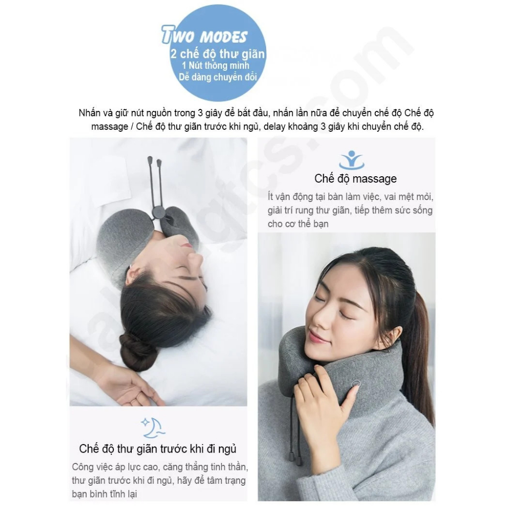 Gối massage cổ XM LR-S100/LR-TJ001