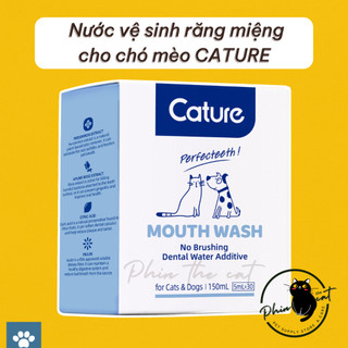Nước vệ sinh răng miệng chó mèo CATURE ORAL CARE PRO MOUTHWASH | phinthecat