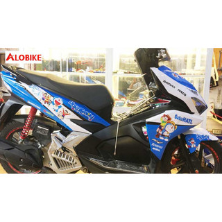 Tem trùm air blade xanh trắng doremon ab 2016-2017-2018-2019- độ dán team trùm decal xe máy air blade